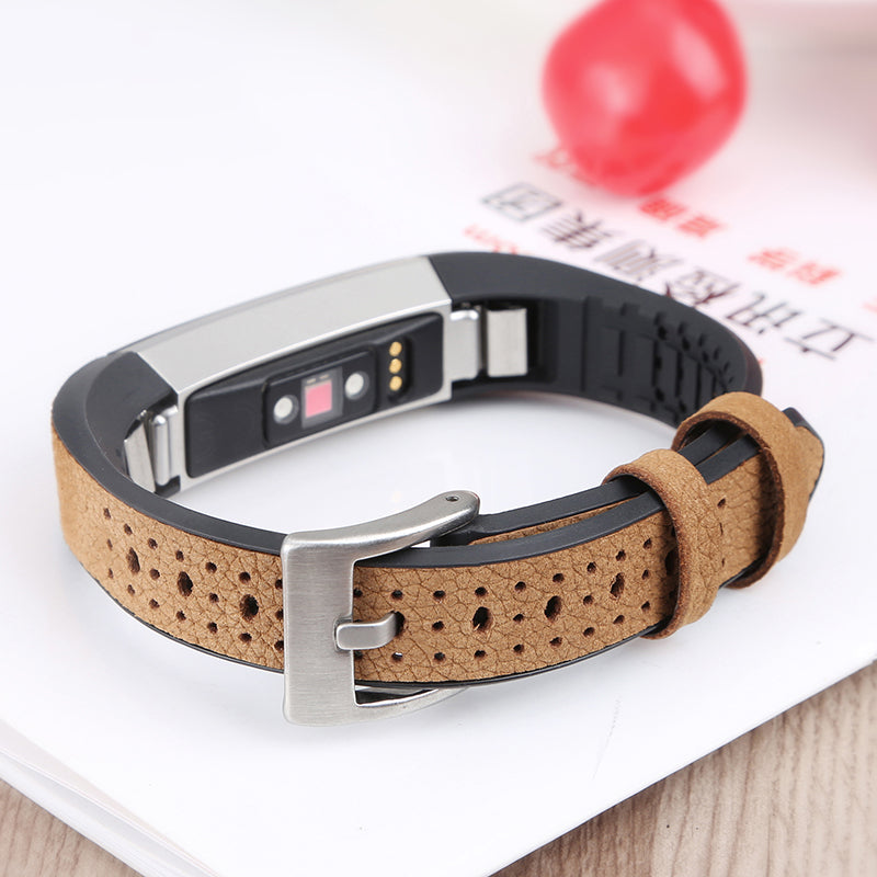 TPU+Cowhide Leather Adjustable Watch Strap Replacement Wrist Band for Fitbit Alta Alta HR Ace TPU+Cowhide Leather Adjustable Watch Strap Replacement Wrist Band for Fitbit Alta Alta HR Ace